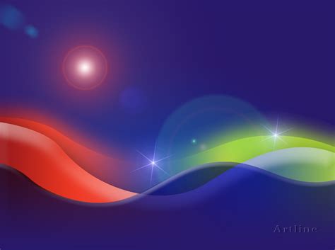 Download 3D Abstract Vector Wave Graphic ~ Artline : Feel The Creation!