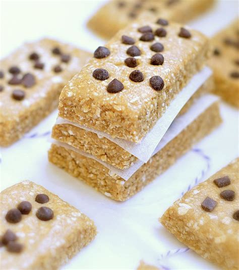 Peanut Butter Oatmeal Protein Bars Recipe No Bake Protein Bars