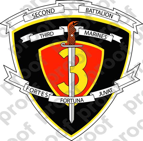 Sticker Usmc Unit 2nd Battalion 3rd Marine Regiment Lisc 20187 Mc