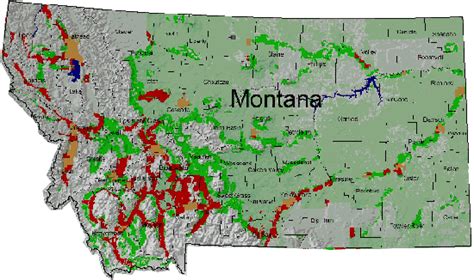 Montana Land Ownership Map Calendar 2024