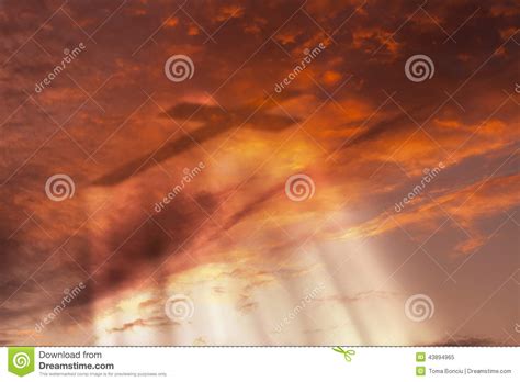 Cross In The Heaven Stock Image Image Of Appears Jesus 43894965