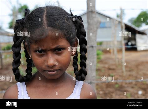 Sri Lanka Trincomalee Tamil Refugees Are Kept By The Singhalese