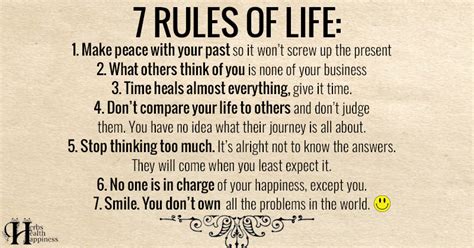 7 Rules Of Life ø Eminently Quotable Quotes Funny Sayings