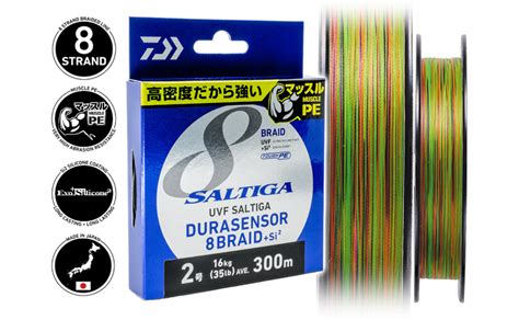 Daiwa UVF Saltiga Dura Sensor X8 Si PE Braid