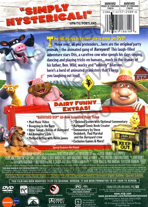 Barnyard The Original Party Animals Fullscreen On Dvd Movie