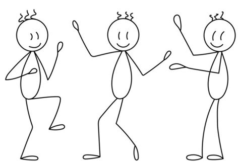 Stick People Dancing Clip Art Library