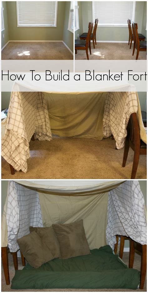 Step By Step Instructions On How To Make A Blanket Fort