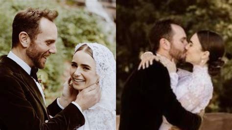 Emily In Paris Star Lily Collins Marries Filmmaker Charlie Mcdowell In