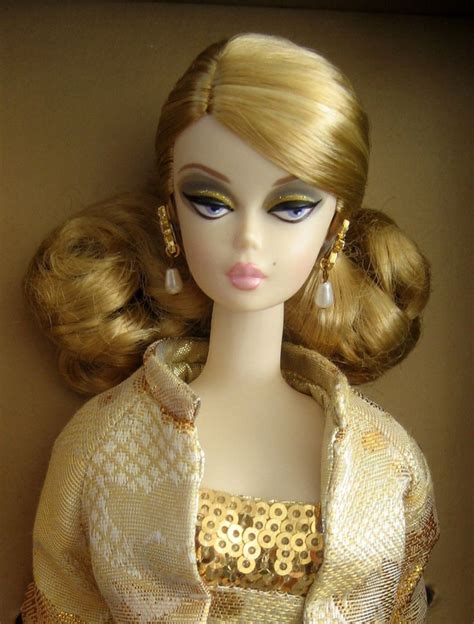 2009 Convention Silkstone Golden Gala Barbie Nrfb Ebay Barbie Dolls
