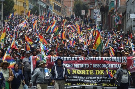 Stand Off In Bolivia As Mass Indigenous Protests Demand Morales Return