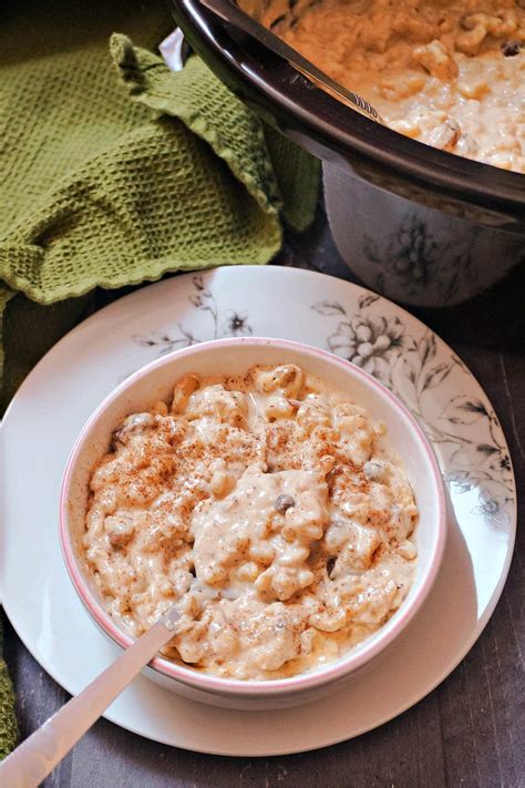 Slow Cooker Rice Pudding My Gorgeous Recipes