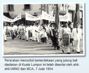 (umno telah mengadakan kerjasama dengan mca (yang ditubuhkan pada 27 februari 1949) dan mic (ditubuhkan pada ogos 1946). SMK TENGKU SULEIMAN: Ke Arah Mencapai Kemerdekaan