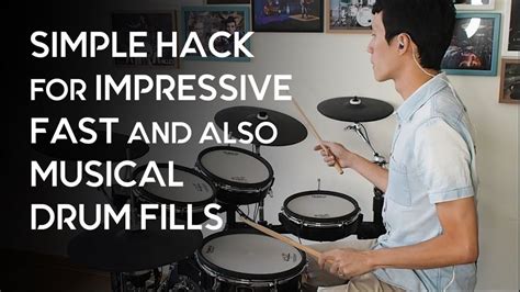Easy Hack For Fast Impressive Musical Drum Fills Drumming Tutorial