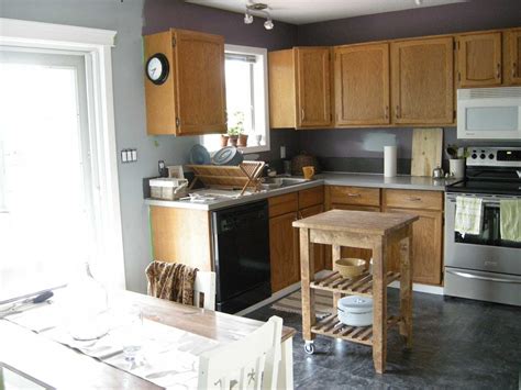 Painting over dark cabinets with a light or white color cabinets with knots in the wood such as knotty pine. best-kitchen-wall-color-with-oak-cabinets_best-paint ...