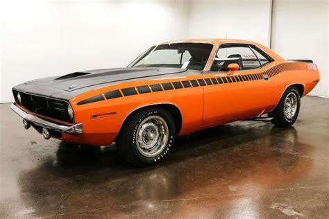 1970 Plymouth Cuda Aar 54145 Miles Vitamin C Coupe 340 Six Pack V8 4