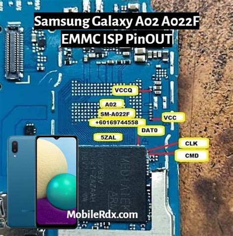 Test Point Pinouts Samsung A Sm A F Isp Emmc Pinout For Emmc Sexiz Pix