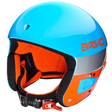 Helmet definition, any of various forms of protective head covering worn by soldiers, firefighters, divers, cyclists, etc. Ski helmet Briko Vulcano Fis 6.8 blue-orange | EN