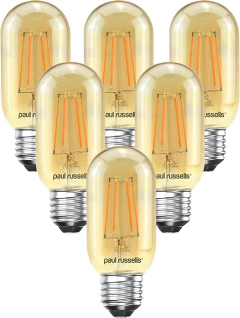 Paul Russells Led Filament T45 Light Edison Screw E27 35w Equivalent Replacement Antique Bulb