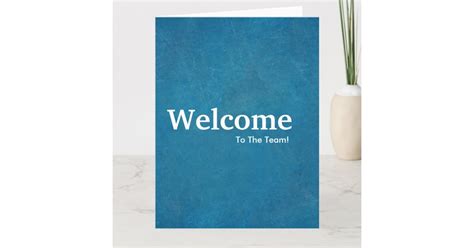 New Employee Welcome Chalkboard Card Zazzleca