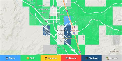 Pocatello Neighborhood Map