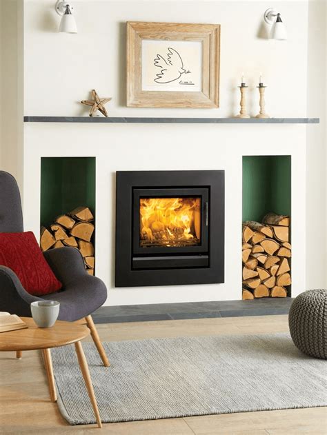 Inset Fireplace Modern Design Ideas