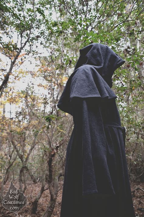 Grim Reaper Costume Robe And Hood Death Cosplay Etsy