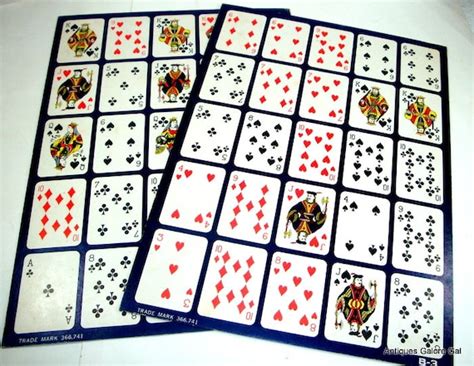 Vintage Po Ke No Cards Game Card Altered Art Project Set 2