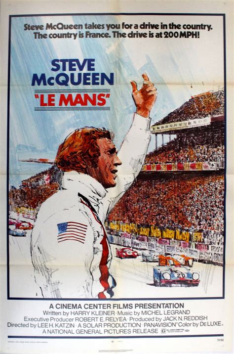 Tom Jung Original Car Racing Movie Poster By Tom Jung For Le Mans