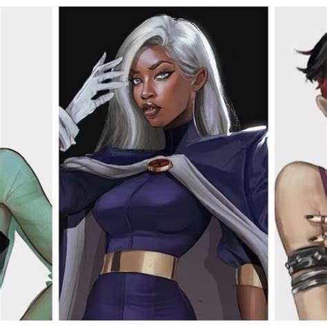 X Men Evolution Artista reimagina visuais de heroínas da série