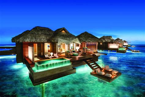 incredible overwater bungalows in the caribbean