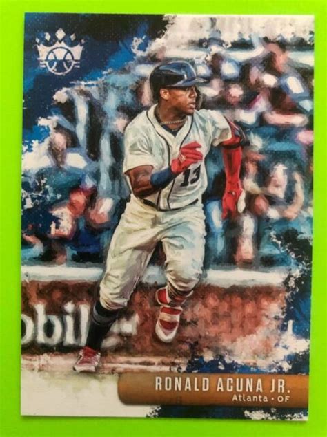 2019 Ronald Acuna Jr Panini Diamond Kings Baseball Card 40 Atlanta