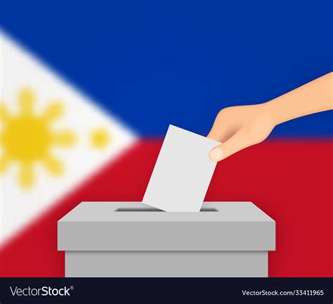 Philippines Election Banner Background Royalty Free Vector