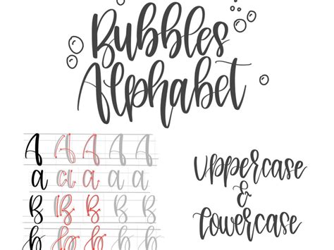 Hand Lettering Practice Sheets Modern Calligraphy Guide