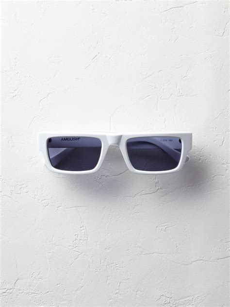 Rectangle Frame Blue Tinted Sunglasses Ambush