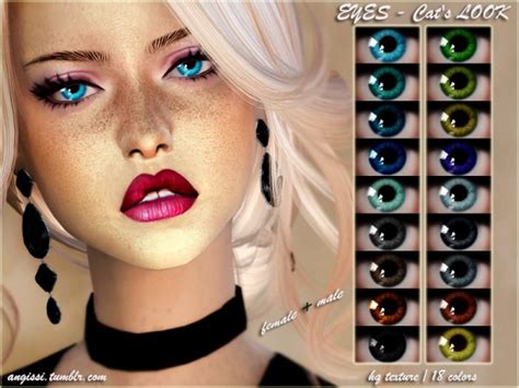 The Sims Resource Eyes Cats Look By Angissi Sims 4 Downloads
