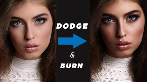 Simple Dodge And Burn Technique In Photoshop Sculpting The Face By My