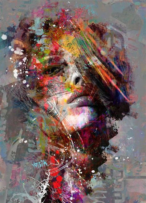 Life Is Art Painting Portrait Art Abstract Portrait Painting Street