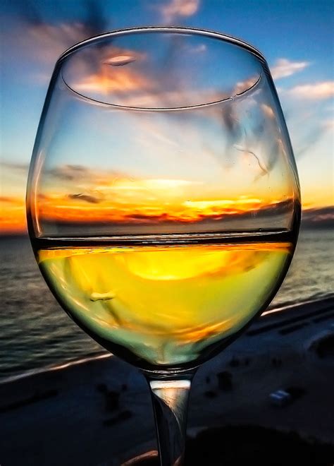 Wine Glass Sunset My Favorite View Of The World Through A Flickr