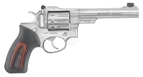 Revolver Ruger Gp100 Inox 55 Calibre 22 Lr Armurerie Lavaux