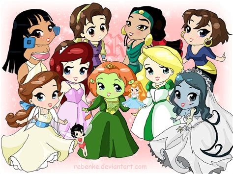 Chibi Princess No Disney By Rebenke On Deviantart