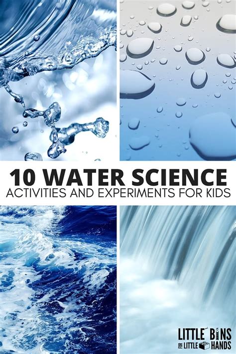 water science activities  kids stem