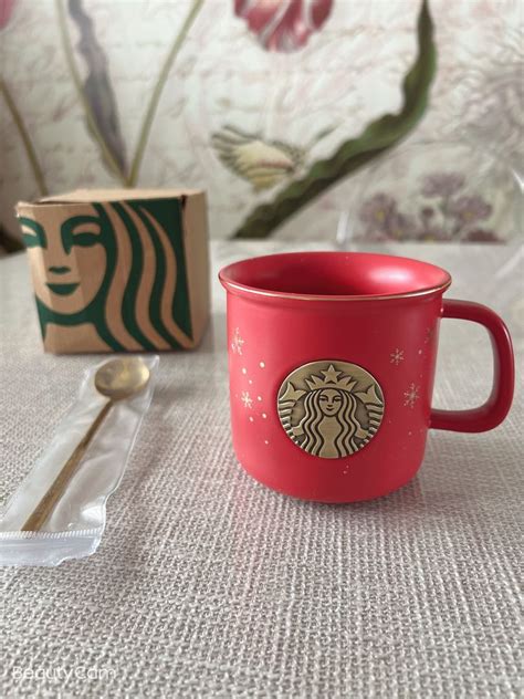 Starbucks Mug With Spoon Furniture And Home Living Kitchenware