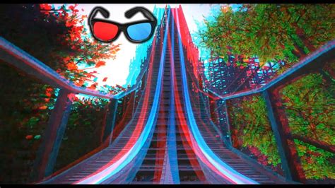 3d Roller Coaster Video 3d Anaglyph Redcyan Full Hd 1080p Pov Ride