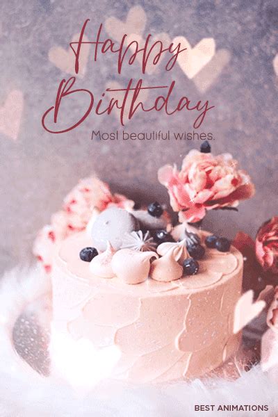 Happy Birthday Animated Cake