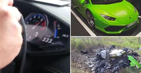 Lamborghini Huracan Video Shows Moment Motorist Crashes Sports Car