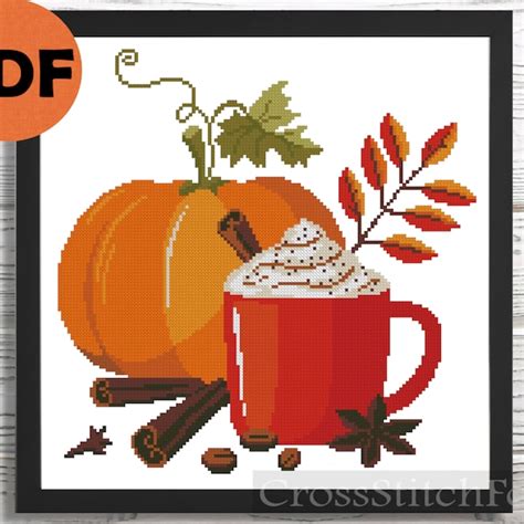 Fall Cross Stitch Pattern Etsy