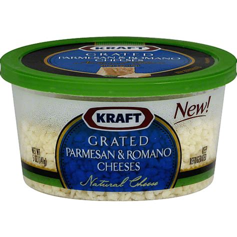 Kraft Grated Cheeses Natural Parmesan And Romano Deli Superlo Foods