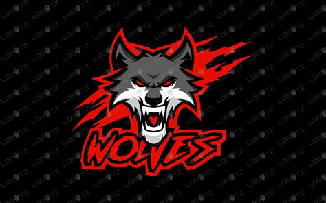 Wolf Mascot Logo Wolves Esports Logo For Sale Lobotz Ltd
