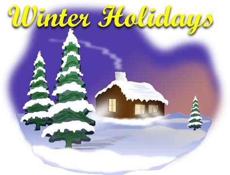 Winter Holiday Scene Clip Art At Vector Clip Art Online