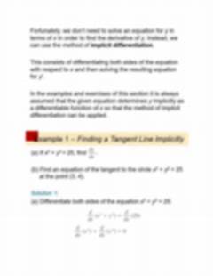 Implicit Differentiation Tangent Line Calculator